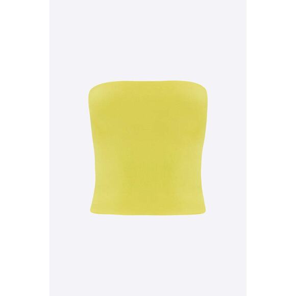 Susamusa Nova Strapless Bandeau Top - XS - Khaki and Lime - Picture 6 of 6